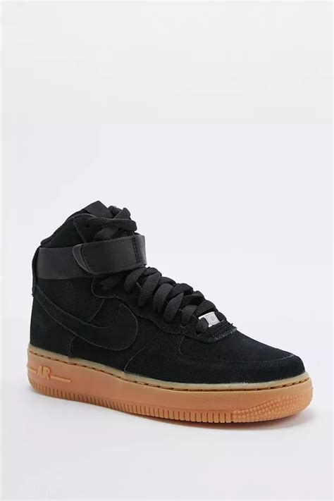 nike air schwarz sohle weiß wildleder|Nike Air force 1 schuhe.